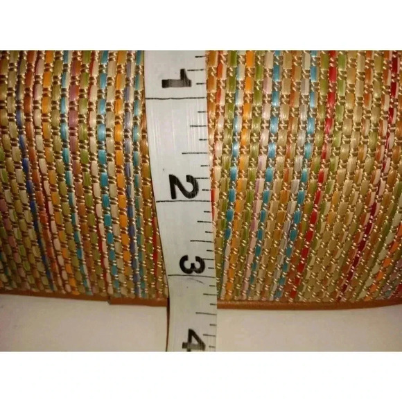 Rosetti Rainbow Knit Thread Medium Purse Handbag  Seven Pockets - Picture 10 of 13